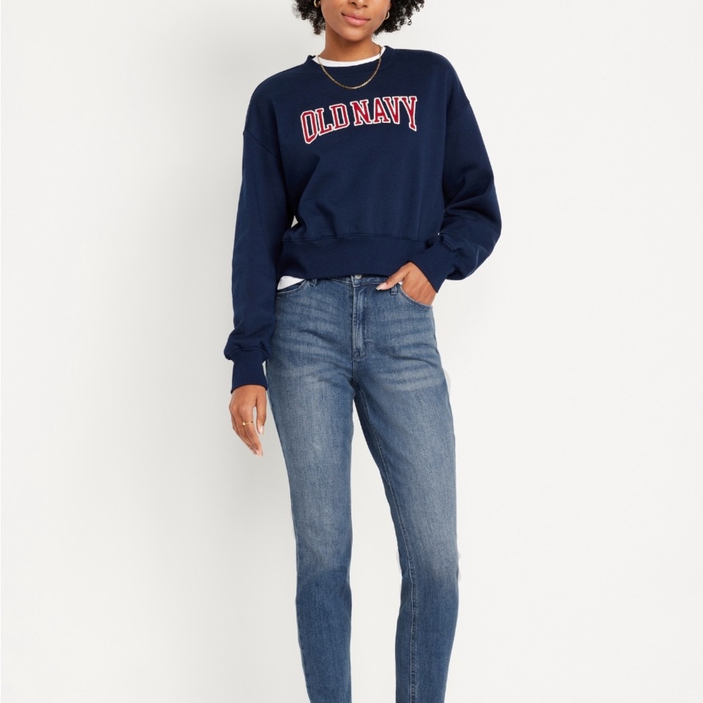 - Old Navy Blue Straight Leg Jeans 18 long/tall